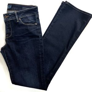 LUCKY BRAND Lolita Boot Cut Candiani Denim Dark Wash Long Jeans